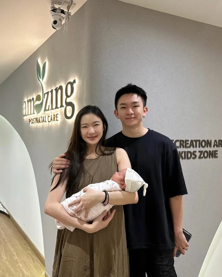 SARAH 与家人在 Amazing 月子中心